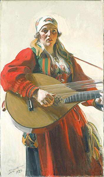 Anders Zorn Home Tunes, Norge oil painting art